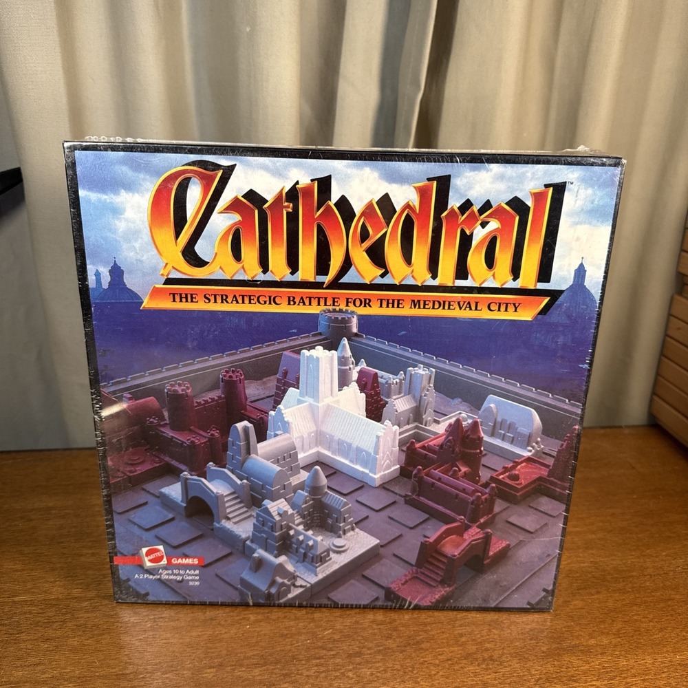 Cathedral The Strategic Battle for the Medieval City Board Game 1986 Sealed